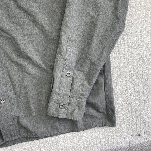 Outdoor Research Shirt Mens XL Gray Light Button Up Long Sleeve Hiking Outdoor - Picture 5 of 16